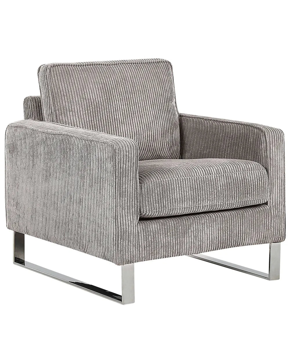 Armchair Corduroy Light Grey Ayran