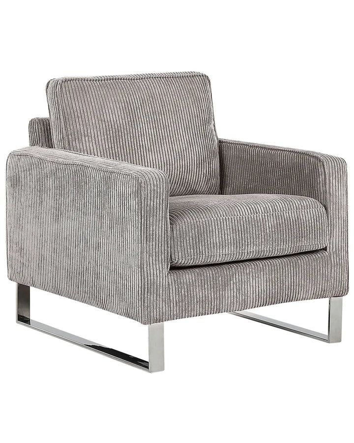 Armchair Corduroy Light Grey Ayran