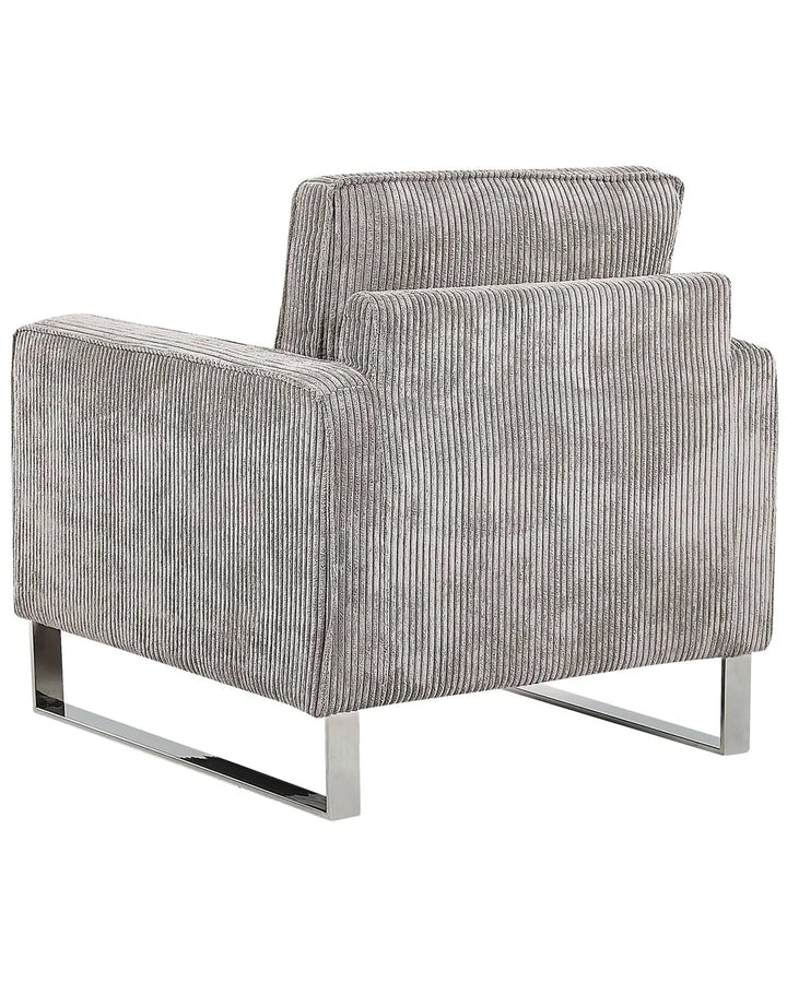 Armchair Corduroy Light Grey Ayran