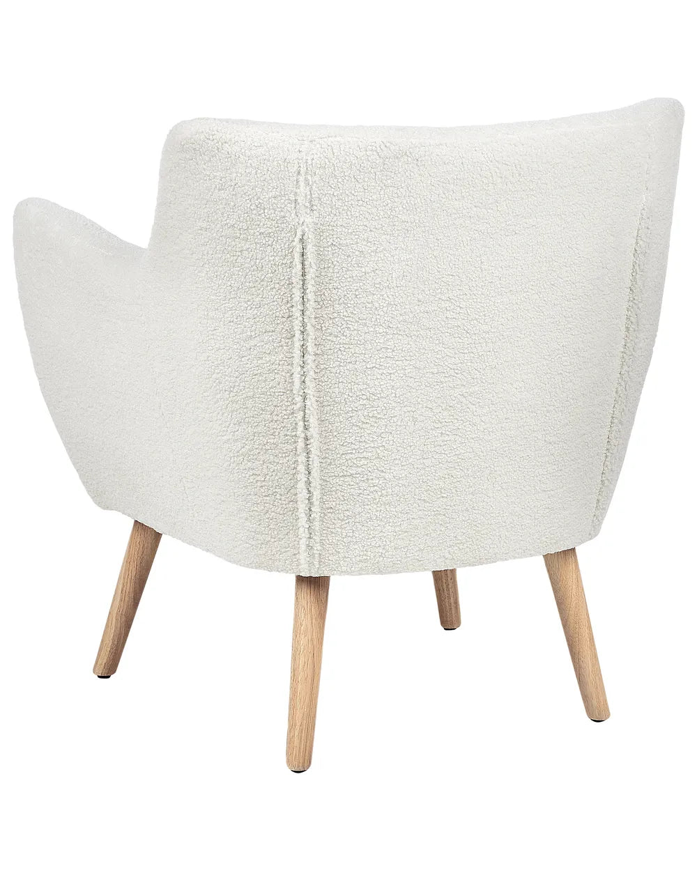 Armchair Boucle White Lasca