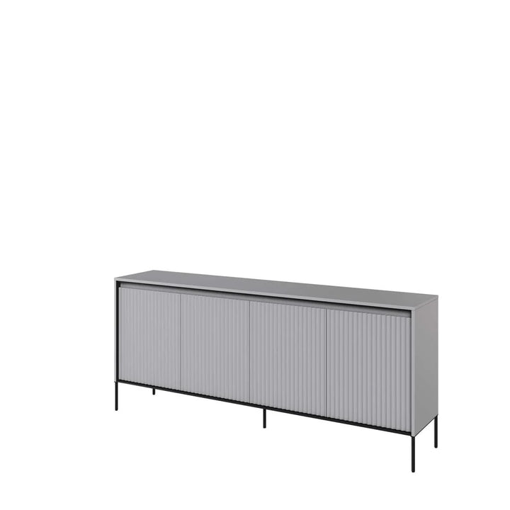 Sideboard Cabinet 193cm Grey Matt Trend