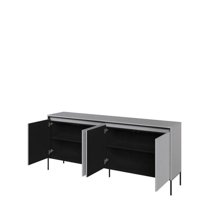 Sideboard Cabinet 193cm Grey Matt Trend