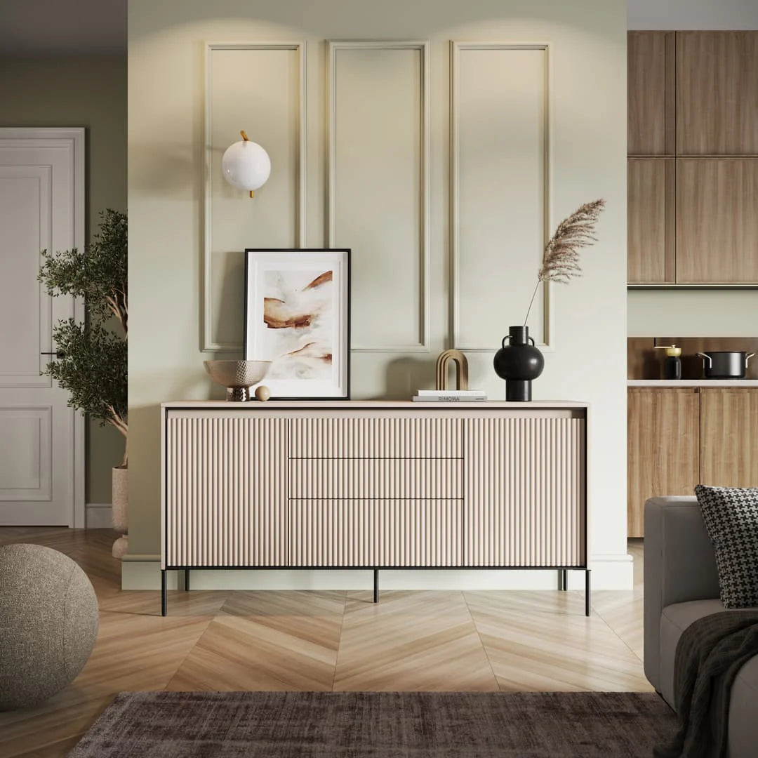 Sideboard Cabinet 166cm Beige Trend