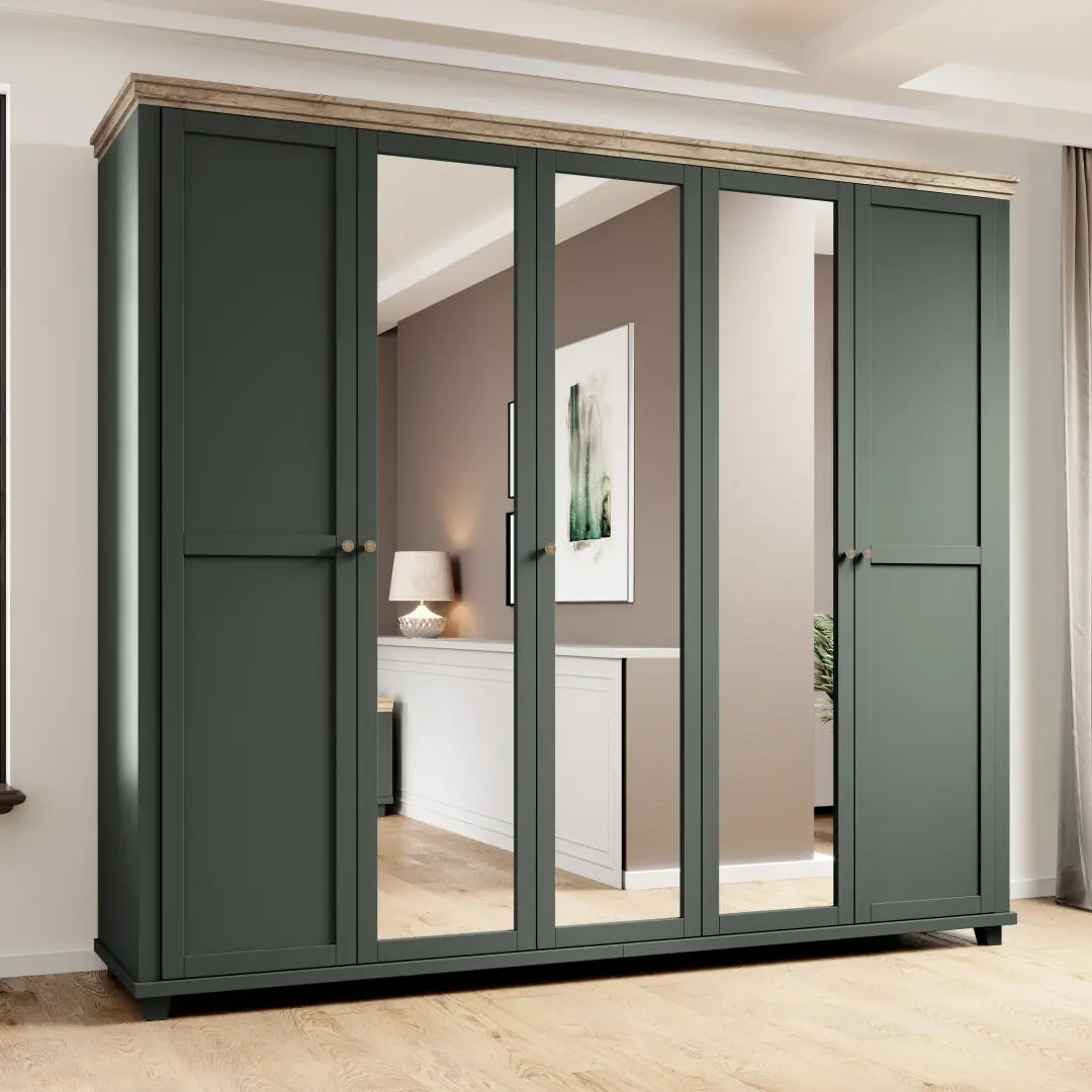 Evora 21 - 5 Door Wardrobe 246cm