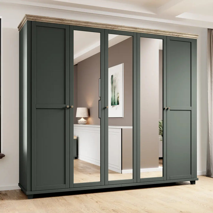 Evora 21 - 5 Door Wardrobe 246cm