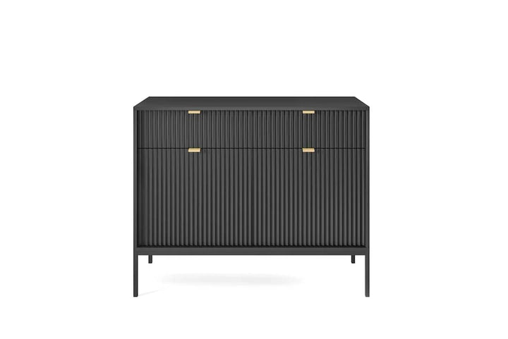 Sideboard Cabinet 104cm Black Matt Nova