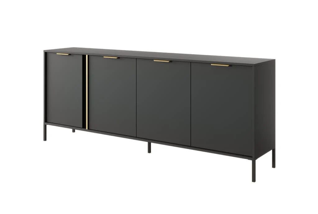 Sideboard Cabinet 203cm Anthracite Lars