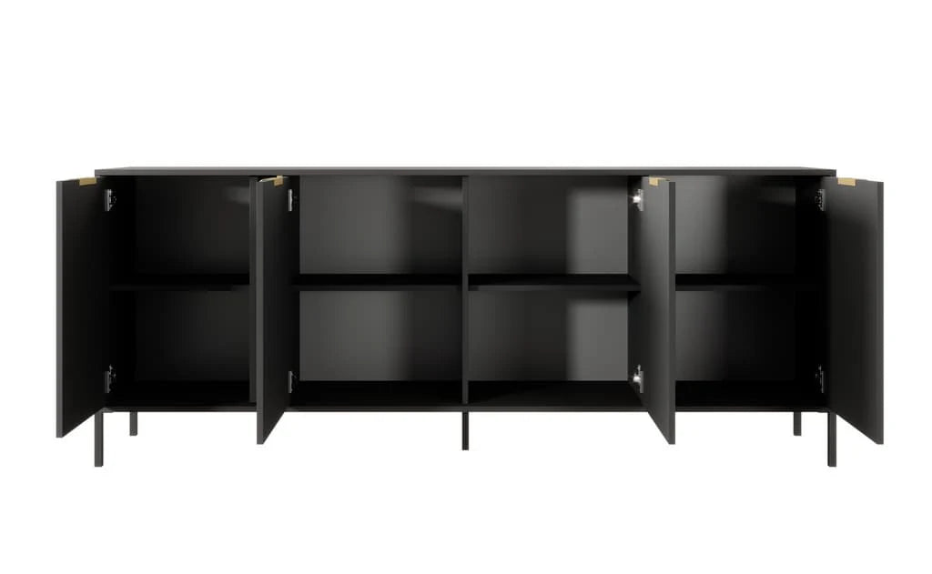 Sideboard Cabinet 203cm Anthracite Lars