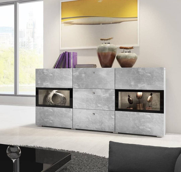 Sideboard Cabinet Concrete Grey Baros 26