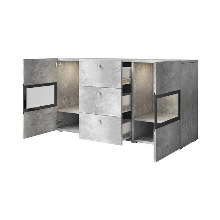 Baros 26 Sideboard Cabinet Concrete Grey