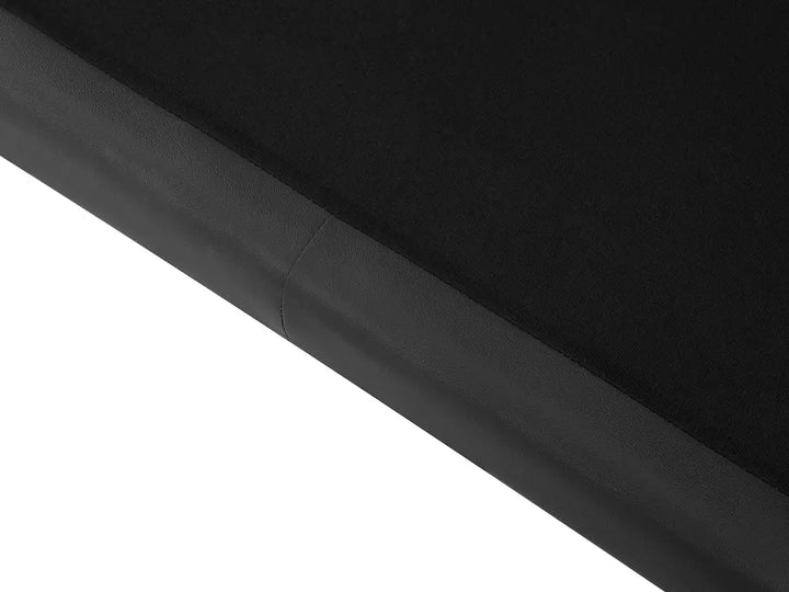 Sofa 3 Seater Leather Black Heron