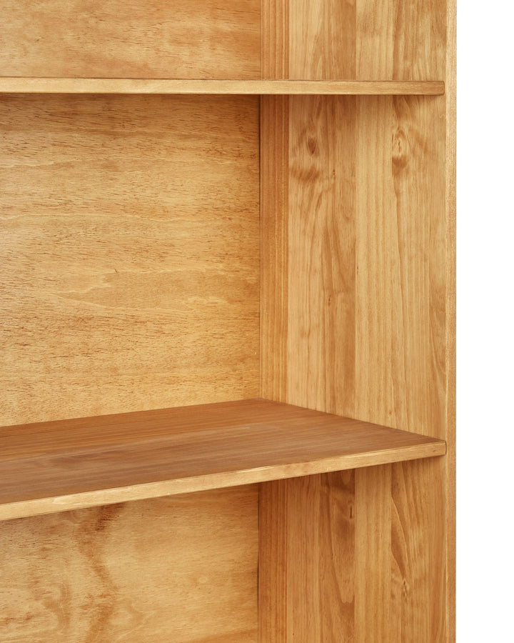 Bookcase Pine Wood 190 cm Brown Stenberg