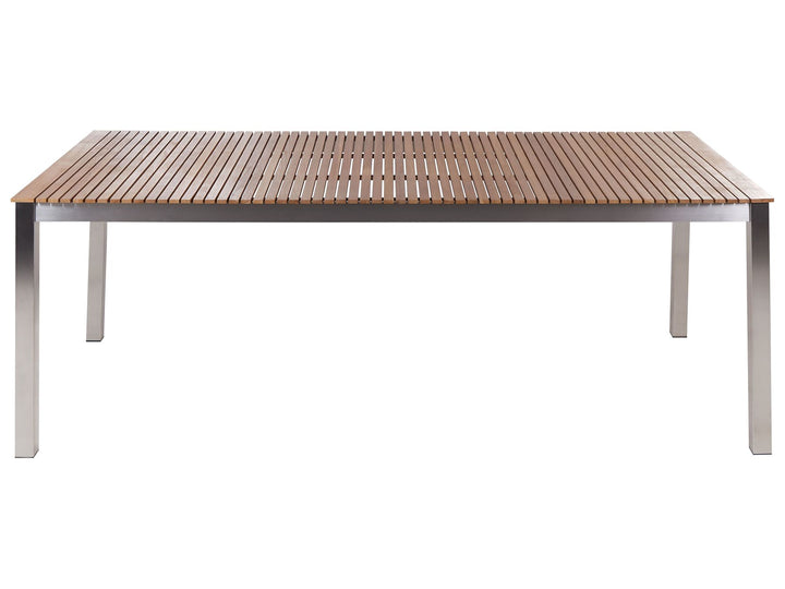 Viareggio Garden Dining Table 200 cm 90 cm FSC® Certified Teak Wood Brown