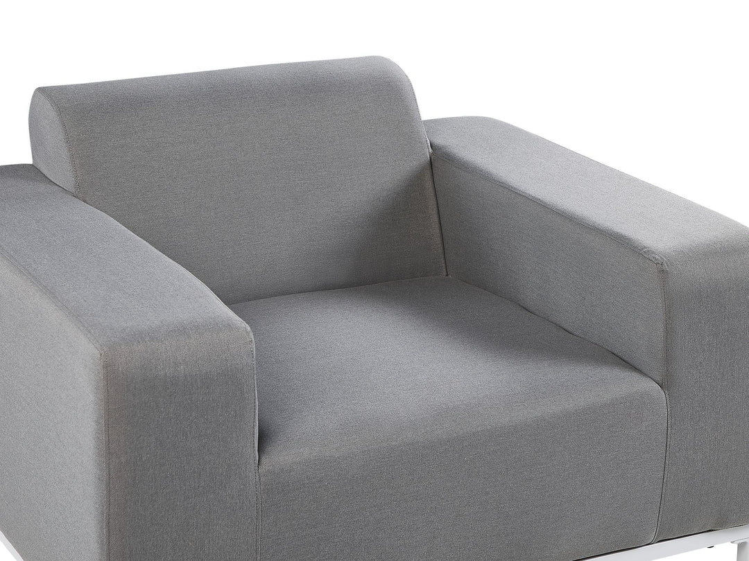 Rovigo Garden Lounge Set with Table 5 Seater Grey