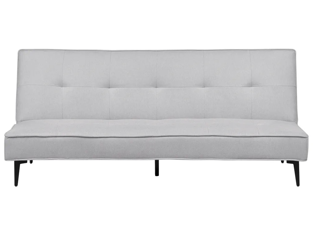Gray sofa bed on a white background