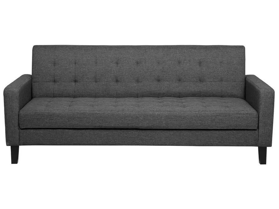 Gray sofa on a white background