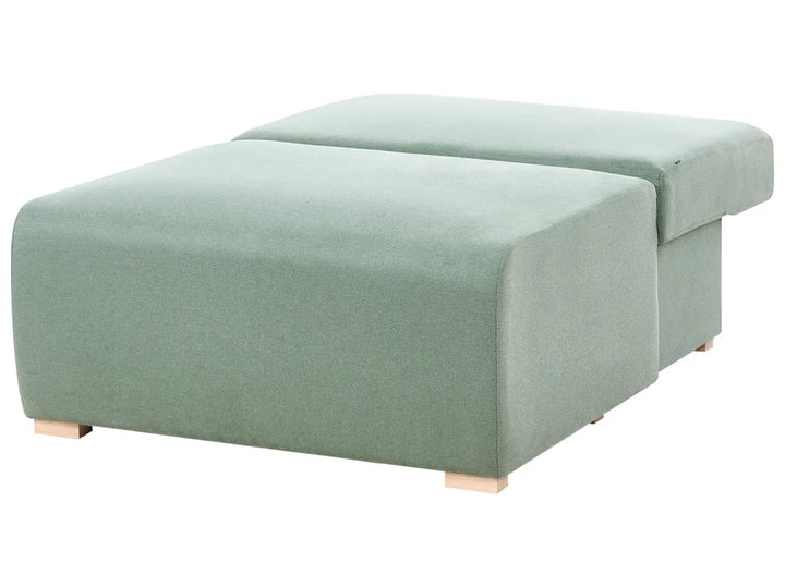 Modular Corner Sofa Fabric Light Green Left Hand Averni