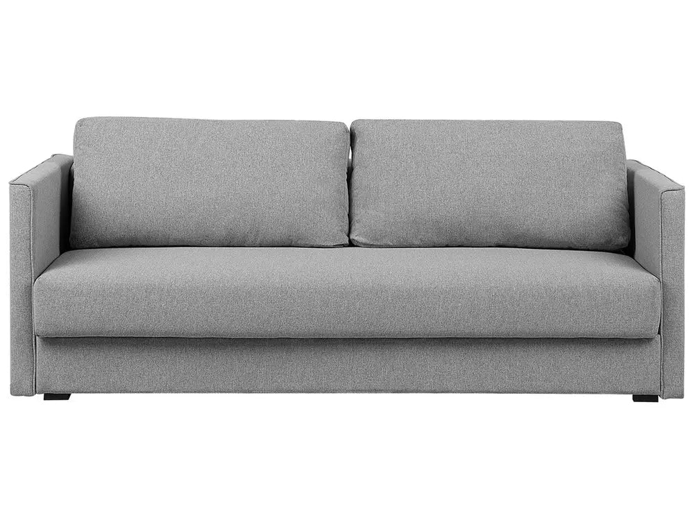 Gray sofa on a white background