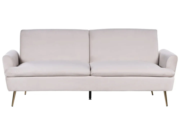 Beige sofa on a white background