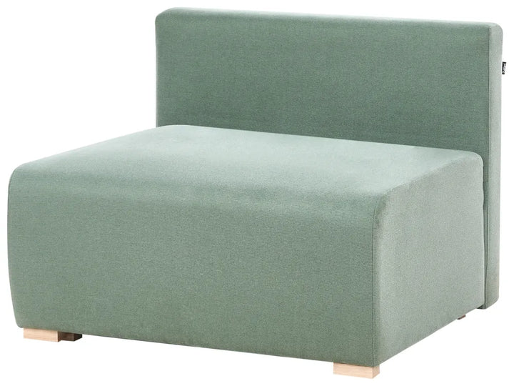 Modular Corner Sofa Fabric Light Green Left Hand Averni