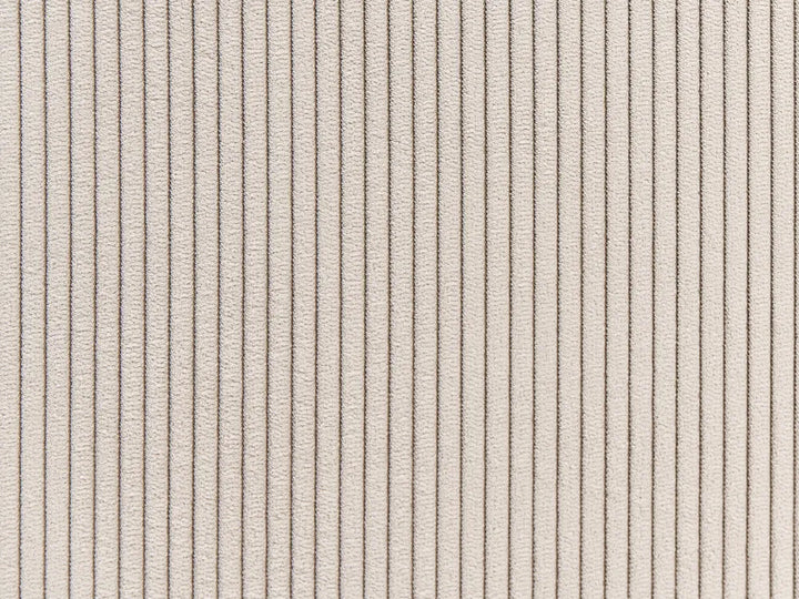 Corner Sofa 4 Seater Corduroy Beige Left Hand Shayle
