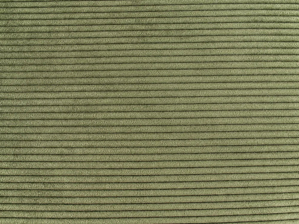 Corner Sofa 4 Seater Corduroy Green Left Hand Josanna