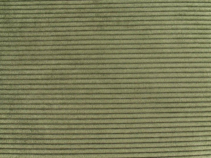 Corner Sofa 4 Seater Corduroy Green Left Hand Josanna
