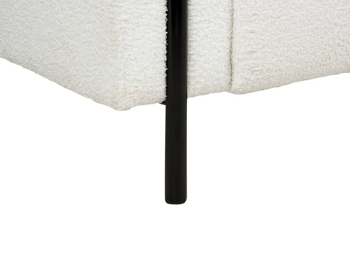 Sofa 3 Seater Boucle White Annora