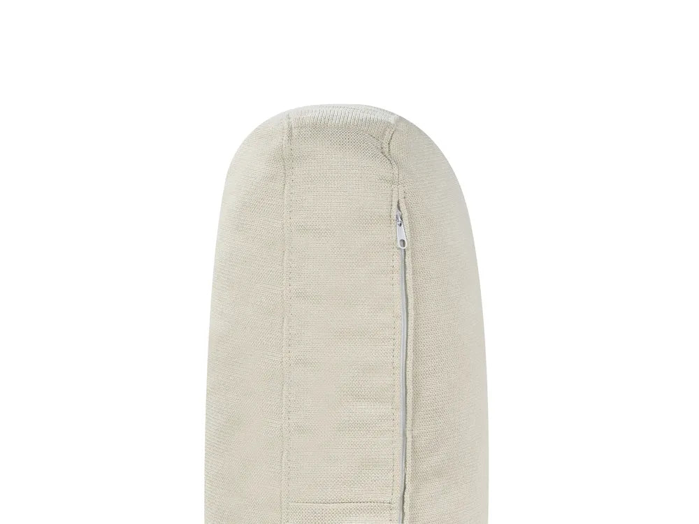 Corner Sofa 4 Seater Fabric Beige Right Hand Thremo