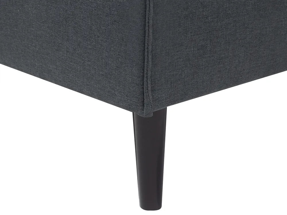 Sofa Bed 3 Seater Fabric Dark Grey Camen