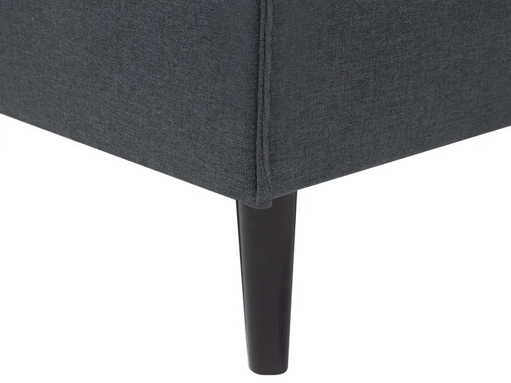 Sofa Bed 3 Seater Fabric Dark Grey Camen