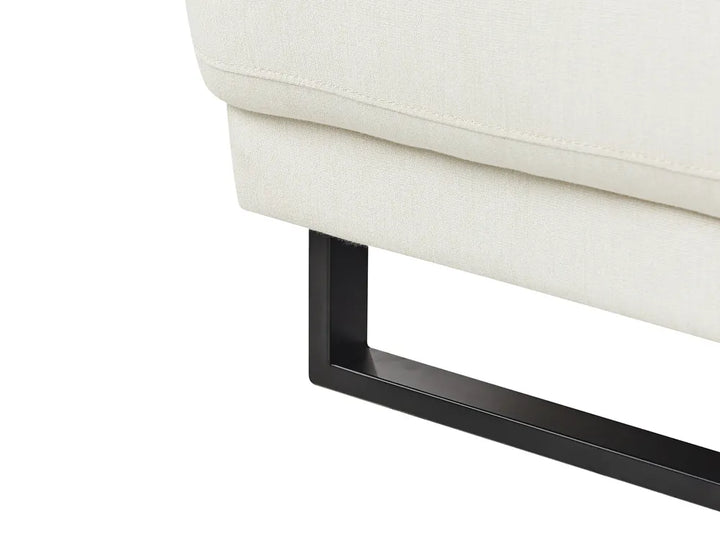 Corner Sofa 4 Seater Fabric Off-White Left Hand Ninja