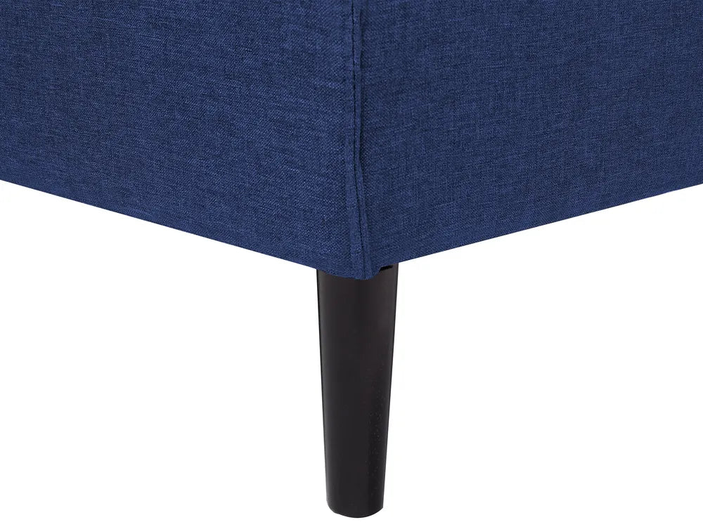 Sofa Bed 3 Seater Fabric Navy Blue Camen