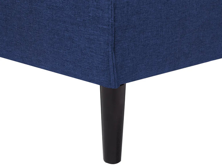 Sofa Bed 3 Seater Fabric Navy Blue Camen