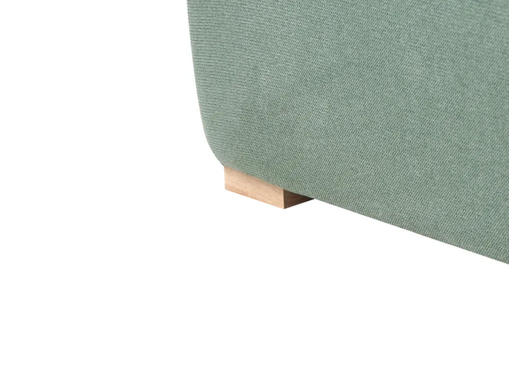 Modular Corner Sofa Fabric Light Green Left Hand Averni