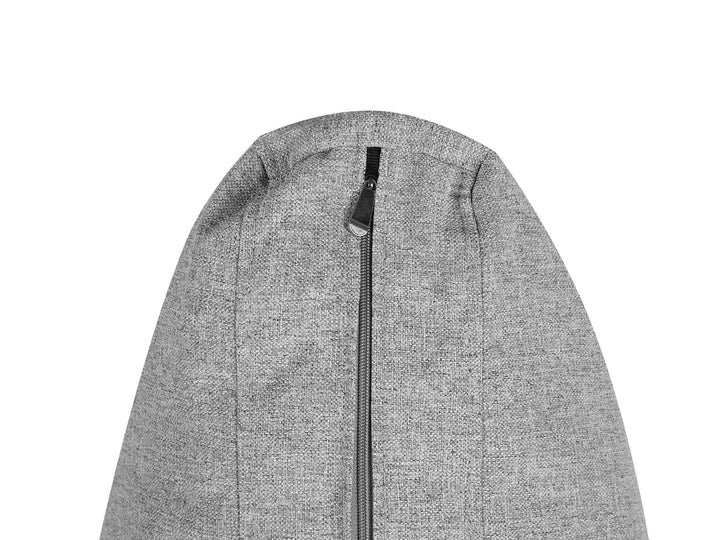 Sofa Bed 3 Seater Fabric Light Grey with Storage Charleah