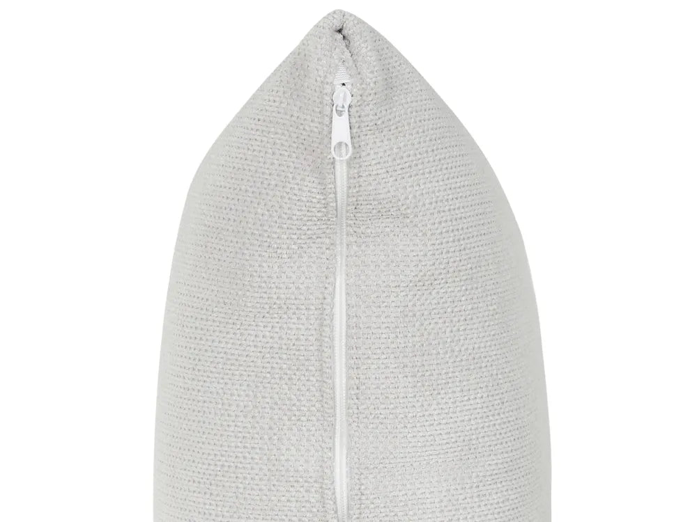 Corner Sofa 4 Seater Fabric Light Grey Left Hand Vardie