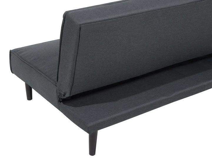Sofa Bed 3 Seater Fabric Dark Grey Camen