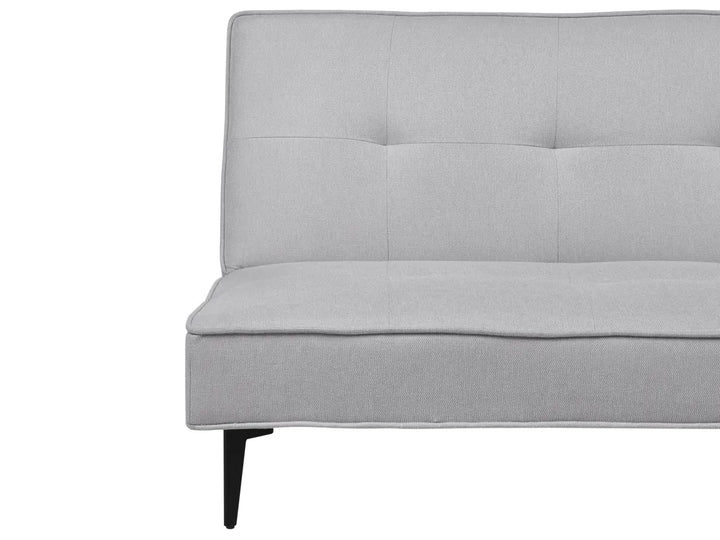 Sofa Bed 3 Seater Fabric Light Grey Atiye