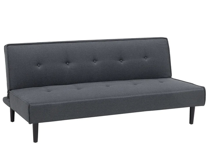 Sofa Bed 3 Seater Fabric Dark Grey Camen