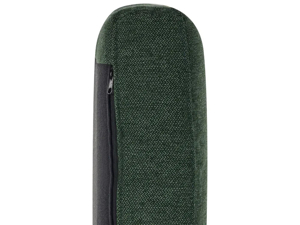 Corner Sofa 4 Seater Fabric Dark Green Left Hand Shayle
