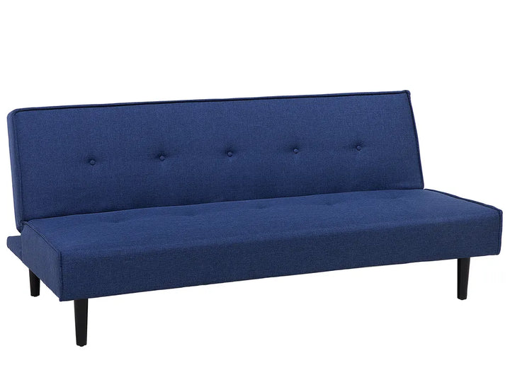 Sofa Bed 3 Seater Fabric Navy Blue Camen