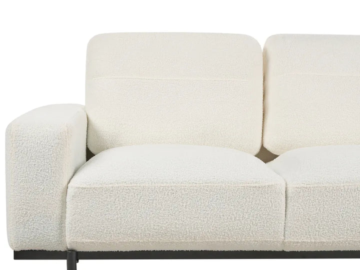 Sofa 3 Seater Boucle Off-White Jarrow