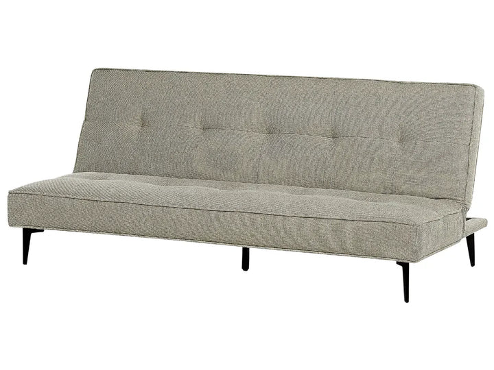 Sofa Bed 3 Seater Fabric Light Green Atiye