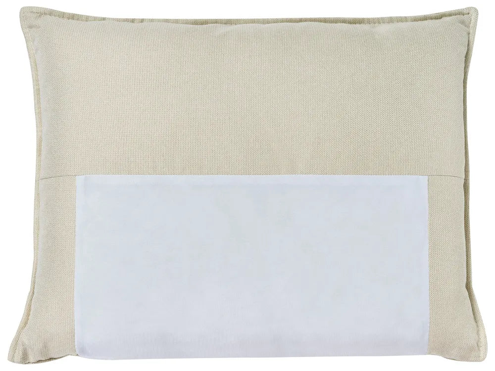 Corner Sofa 3 Seater Fabric Light Beige Right Hand Idou