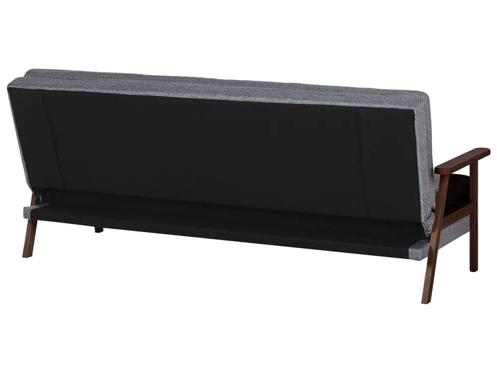 Sofa Bed 3 Seater Fabric Grey Dulvert