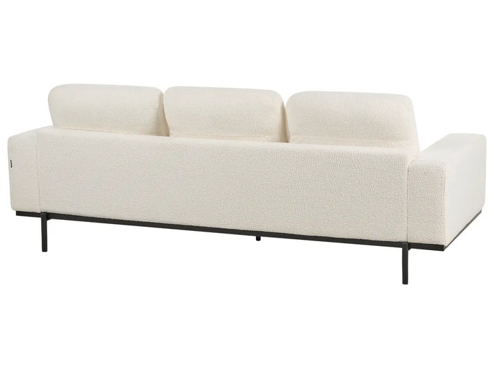 Sofa 3 Seater Boucle Off-White Jarrow