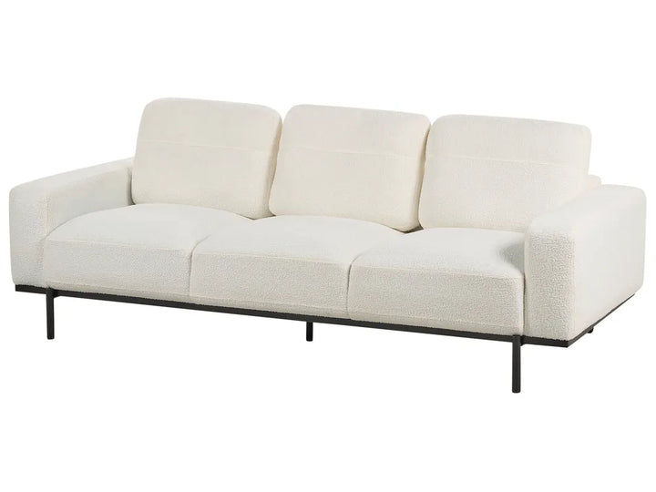 Sofa 3 Seater Boucle Off-White Jarrow