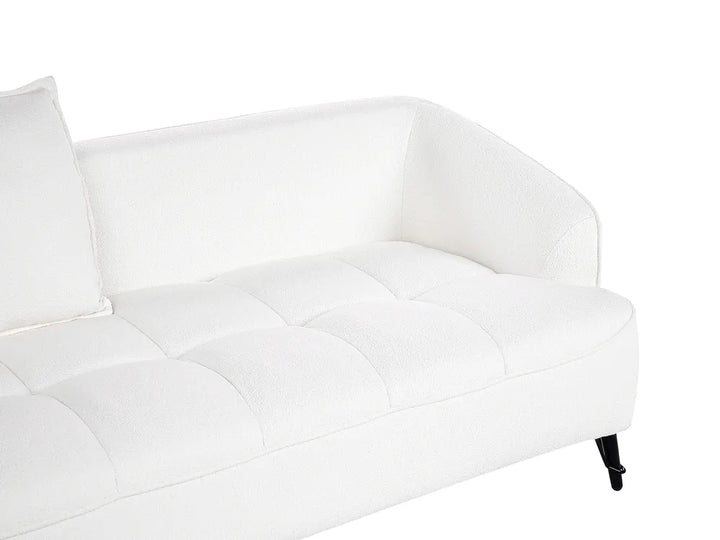 Sofa 3 Seater Boucle White Adame