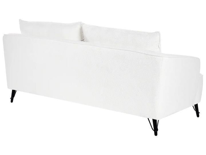 Sofa 3 Seater Boucle White Adame